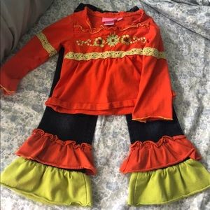 3T Ruffle Jean Outfit